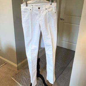 Citizens Of Humanity White Flare Jeans